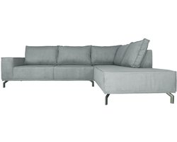 Hoekbank Ron Steel 149 - Rechts - Luxe Loungebank in Scandinavische / Hotel Chique Stijl