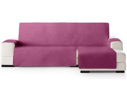 Hoekbank Transparante Overtrek voor Chaise Longue 240 cm - Fuchsia Grijs