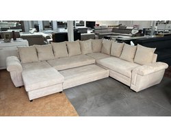Hoekbank Woonlandschap U MAXXI beige