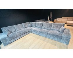 Hoekbank yola- grijs- L vorm- universeel- hoekzetel