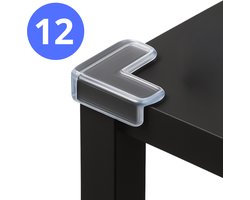 Hoekbeschermer - 12 Stuks - Tafelhoek Beschermers Voor Kinderen - Hoekbeschermer Tafel - Transparant - Hoekbeschermers Baby