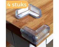 Hoekbeschermer Beveiligers Baby Kind Peuter - Hoek Bescherming Veiligheid Stootkussens - Zelfklevend op Kasten Tafels - Vierkant 4 stuks