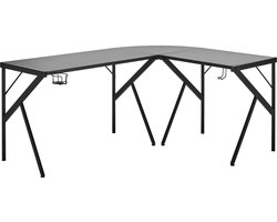 Hoekbureau - game bureau - L vormig bureau - gaming tafel - computertafel - hoekbureau gaming - bureau - 160 cm x 55 cm