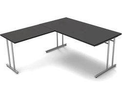 Hoekbureau Profi antraciet 160cm
