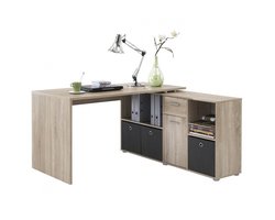 Hoekbureau Trex 136 cm breed eiken