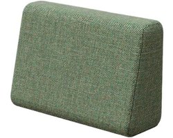 Hoekkussen Palletbank - Tuinkussen Zitkussen - Buiten Zitten - Vuilafstotend PVC - 65x35 cm - Pistache