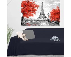 Hoes katoen gemengde 3-4-2-zits sofa-hoes - multifunctionele bank - ook voor hoekbank L- en U-vorm - wasbaar - bestendig - donkerblauw 1-zits hoekbank hoes stretch