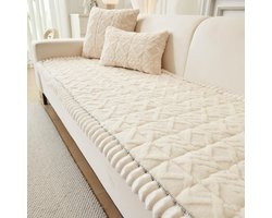 Hoes voor Banken en Stoelen, Waterdichte Bescherming voor Meubels, Antislip Zitting en Speelmat, 70 x 150 cm, TAFT Wit