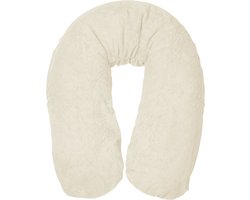 Hoes voor Form Fix XL voedingskussen - Body Pillow Kussensloop - Losse hoes zwangerschapskussen - Losse hoes zijslaapkussen - Badstof/Katoen Hoes - Marshmallow