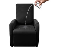Hoes voor Relaxfauteuil - Stretchy, Waterdichte & Antislip Beschermhoes in Zwart