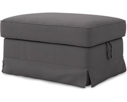Hoes voor Voetenbank - Pouf Cover - Poefhoes - Woonkamer Meubilair - Handgemaakt - 100% Katoen