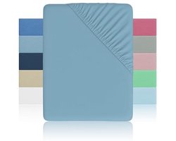 Hoeslaken 160 cm Breid, Ademend en Zacht Microvezel, Geschikt voor Matrassen 190/200 cm