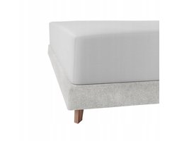 Hoeslaken 90x200cm Wit Katoen Satijn met Elastiek