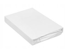 Hoeslaken Bamboe 110/120x190/200x20cm Wit