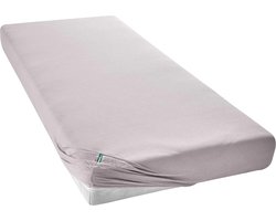 Hoeslaken »Berlin« lakens BxL+H 120x200+30 cm steen microsatijn huidvriendelijk voor boxspringbedden matrassen tot 30 cm hoogte, 202092