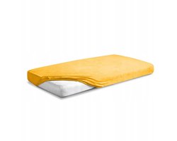 Hoeslaken Frotte met Elastiek 140x200cm - Zonnig Geel