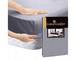 Hoeslaken Katoen Satijn 200x220 cm met Elastiek - Diverse Kleuren