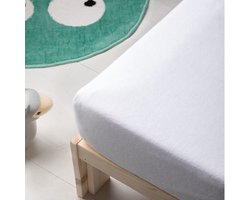 Hoeslaken Ledikant - 60x120 - Grijs - 100% Katoen - Kinderbed Hoeslaken