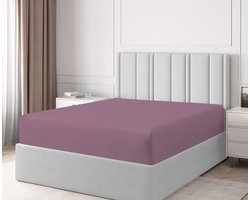 Hoeslaken / onderlaken Paars 90x200 +30CM - 100% katoen