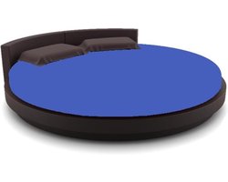 Hoeslaken rond - Waterbed laken - Comfortabel slapen - Huidvriendelijk jersey - 245 cm - Zilver