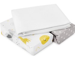 hoeslaken voor kinderbedjes - 100% katoen - fitted sheet for cots 90x55 Cm