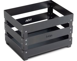 Höfats Crate Vuurkorf - Multifunctioneel - Metaal - 40x30x27 cm - Grijs
