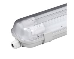 HOFTRONIC - LED TL Lamp 150 cm - Dubbel 2x24 Watt - IP65 waterdicht - 4000K Neutraal wit licht - G13 T8 LED TL armatuur - Flikkervrij - LED TL verlichting - Plafondverlichting 150 cm