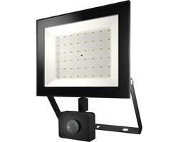 HOFTRONIC - Lumos LED Breedstraler met bewegingssensor en schemerschakelaar - OSRAM Chips - 50W 4770lm - vervangt 250W - 6500K - IP65 - 2 jaar garantie