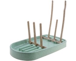 HOGA - Baby Flessenrek - Afdruiprek - Flessendroogrek baby - Babyflessen - Groen