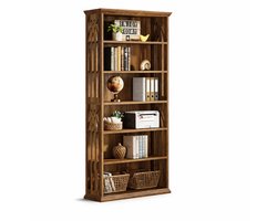 Hoge 6-Laags Boekenkast voor Woonkamer en Thuiswerkplek