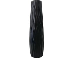 Hoge Decoratieve Vaas voor Thuis - Grote Vloervaas met Textuur - Onbreekbaar en Stijlvol