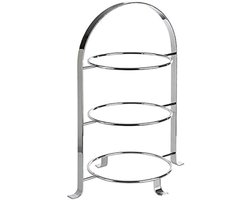 Hoge kwaliteit metalen serveerplank etagère voor 3 borden - elegante presentatie voor cakes, muffins en meer