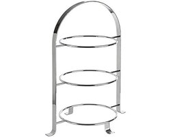 Hoge kwaliteit metalen serveerplank etagère voor 3 borden - elegante presentatie voor cakes, muffins en meer