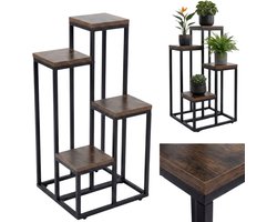 Hoge staande plantenstandaard BIOS voor 4 bloemen, 37 x 34 x 68 cm