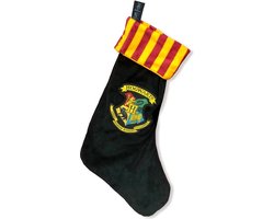 Hogwarts Harry Potter Fleece Christmas Stocking Woven Badge 47X30Cm