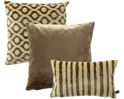 Hoii - KUSSENSET | 3-delig | Celeste Design | groen | Hoii | inclusief veren binnenkussens