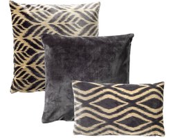 Hoii - KUSSENSET | 3-delig | Celeste Signature | antraciet | Hoii | inclusief veren binnenkussens