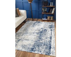 HOLLAND - Blauw - 200x290cm - Laagpolig vloerkleed