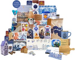Holland Pakket XXL Dutch Delights - Cadeaupakket - Kerstpakket - Geschenkpakket - Pakket met diverse Hollandse lekkernijen en cadeautjes