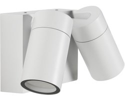 HOLMS - Wandlamp voor buiten - Wit - Aluminium