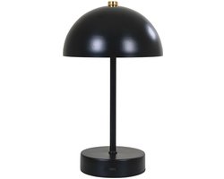 Holt Tafellamp LED oplaadbaar zwart