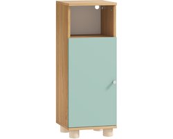 HOMCOM Badkamerkast - Spaanplaat - 30x30x79,7cm - Groen