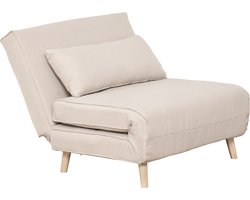 HOMCOM Eenpersoonsbedbank slaapbank opklapbare bank verstelbare rugleuning Scandinavisch nordic 839-023