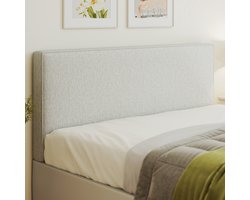 HOMCOM Hoofdbord - Linnen (100% polyester) - 140x10x60cm - Beige