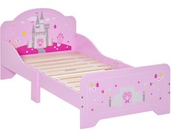 HOMCOM Kinderbed - MDF - 143x73x60cm - Roze