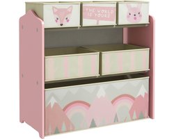 HOMCOM Koffietafel Gehard glas 80L x 45B x 35H cm Transparant