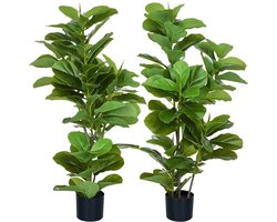 HOMCOM-Kunstplanten-Kunststof-15x15x110cm-Groen