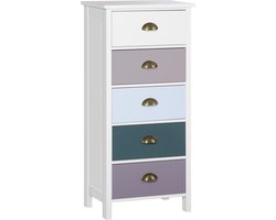 HOMCOM-Ladekast-MDF-45x30x95,4cm-Multicolor