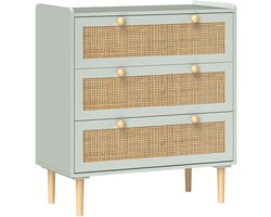 HOMCOM ladekast - MDF - 80L x 40B x 87,5H cm - groen