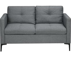 HOMCOM-Loveseat-Polyester-133x73x82cm-Wit